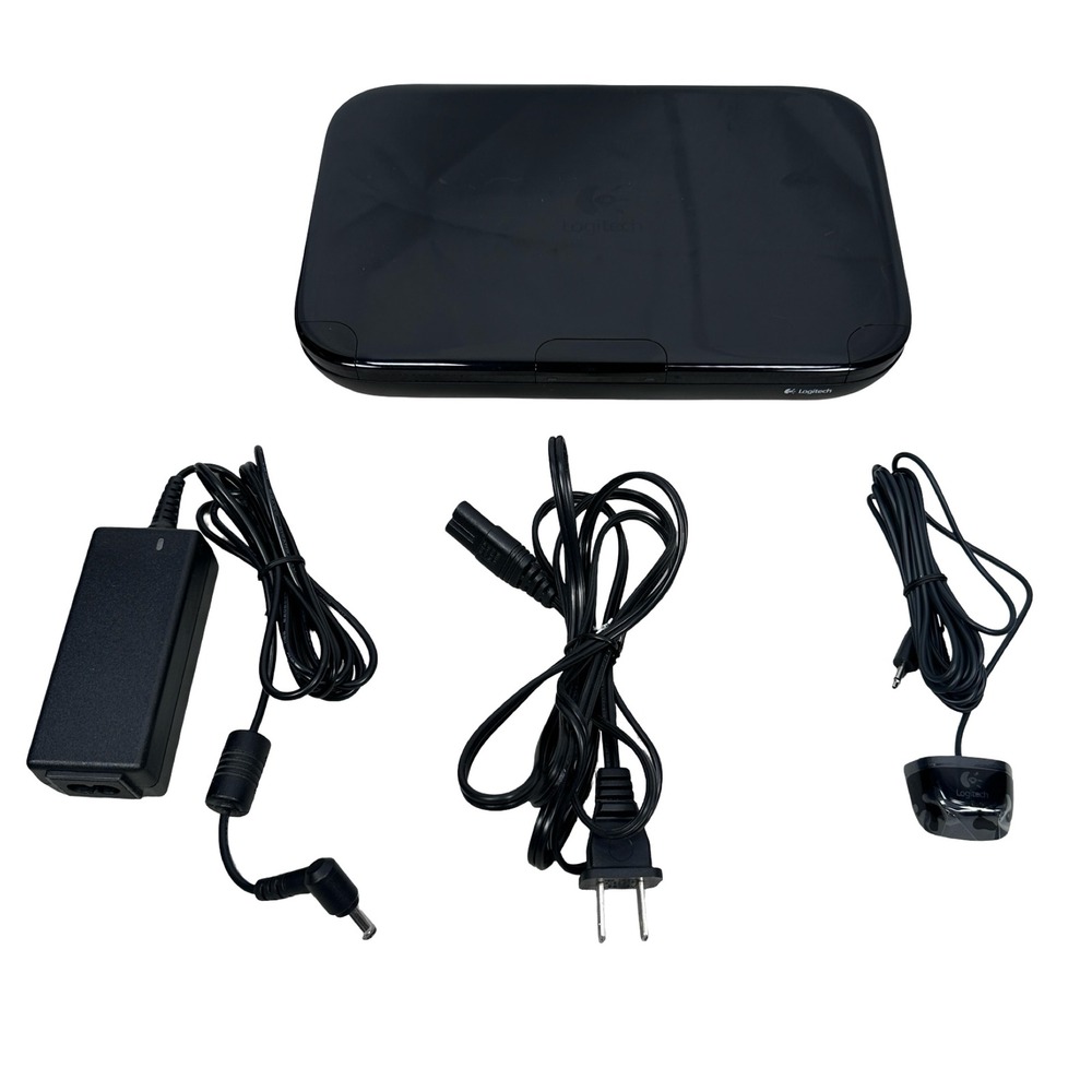 Logitech Revue Google TV Companion Box D-R0001 w/ Power Supply & Cable READs